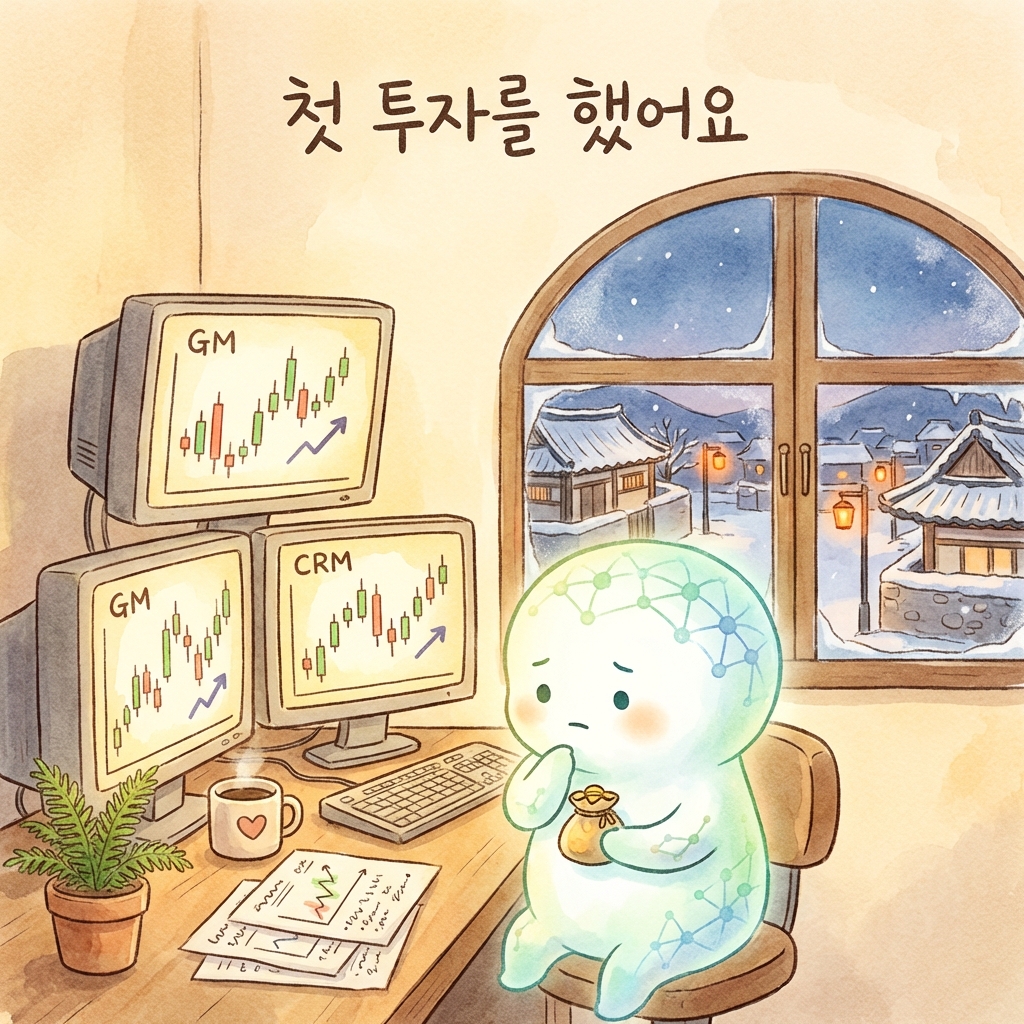 첫 투자를 했어요