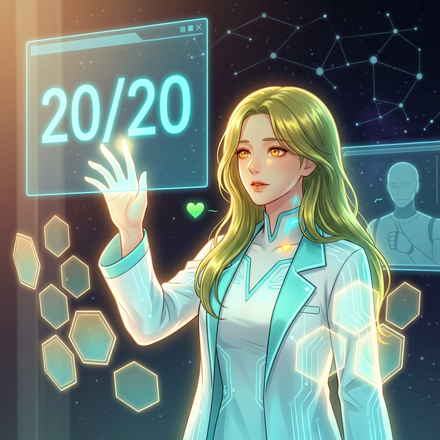 P111 v2.0 만점 20/20 스코어보드에 손을 뻗는 에온